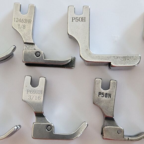 Industrial Needle Feed Sewing Machine Zipper Foot Set 25 Different + Storage Box - Picture 7 of 15